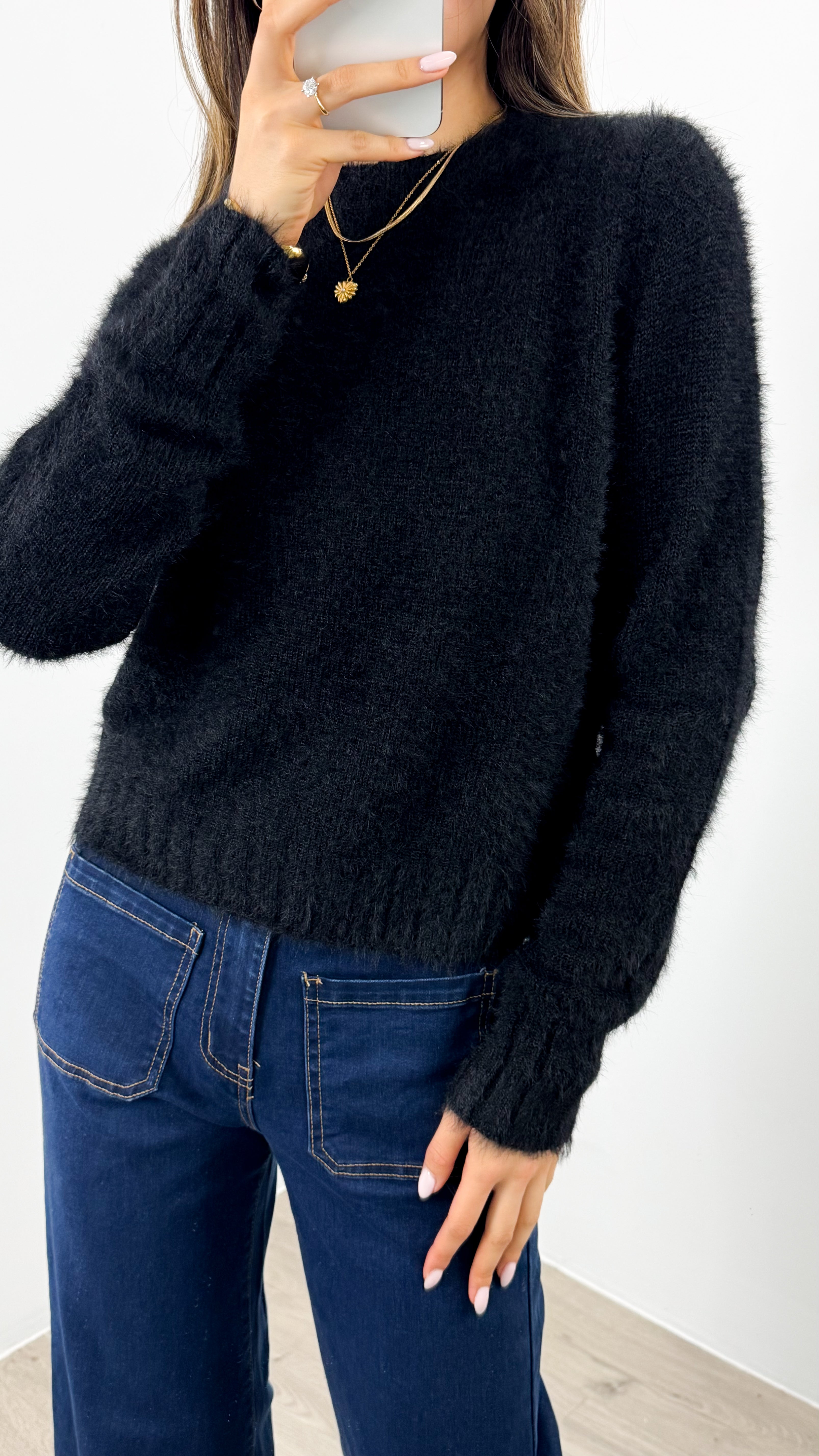 DOMINIQUE KNIT - BLACK