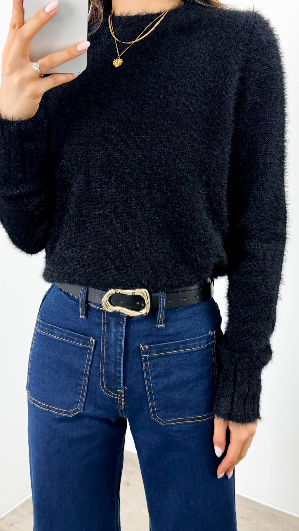 DOMINIQUE KNIT - BLACK