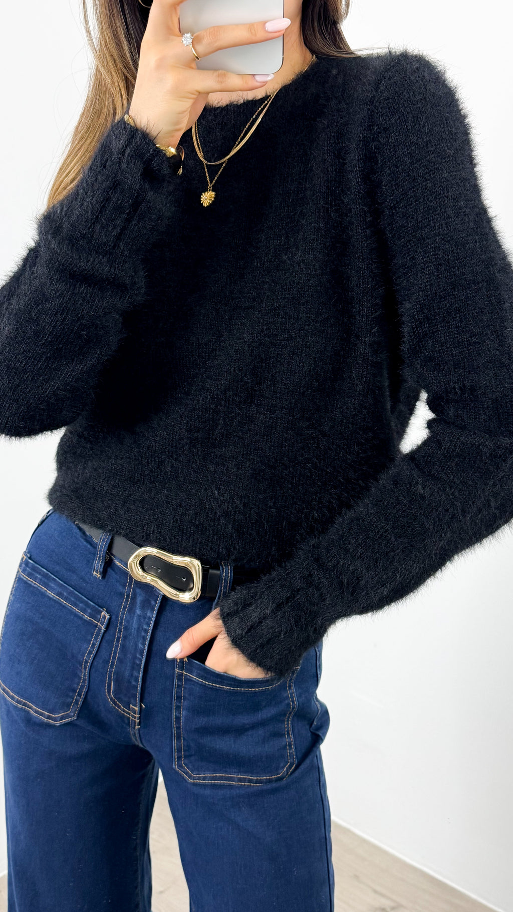 DOMINIQUE KNIT - BLACK