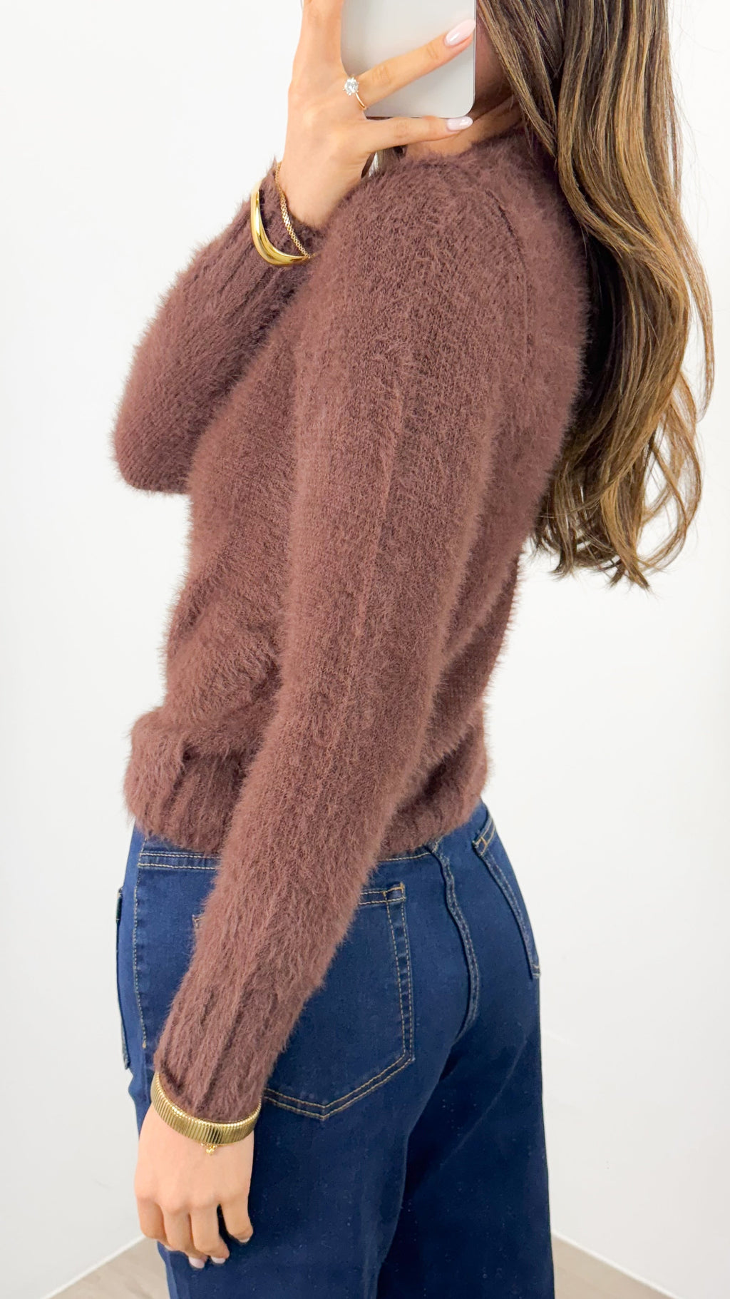 DOMINIQUE KNIT - CHOCOLATE