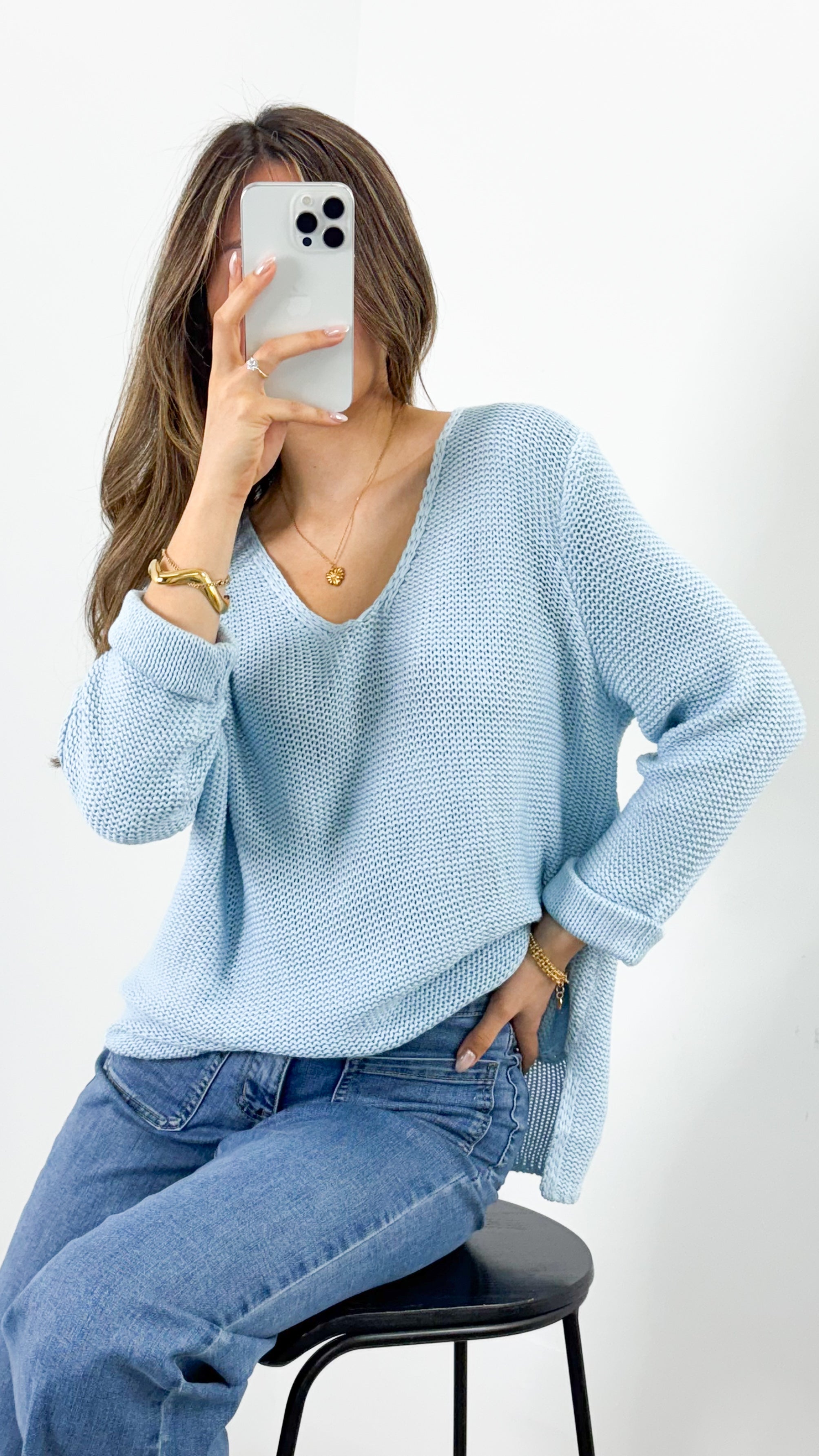 TIANA KNIT - BLUE