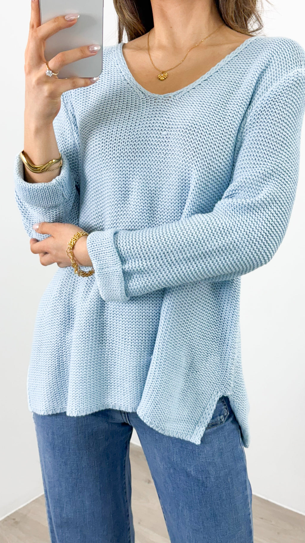 TIANA KNIT - BLUE