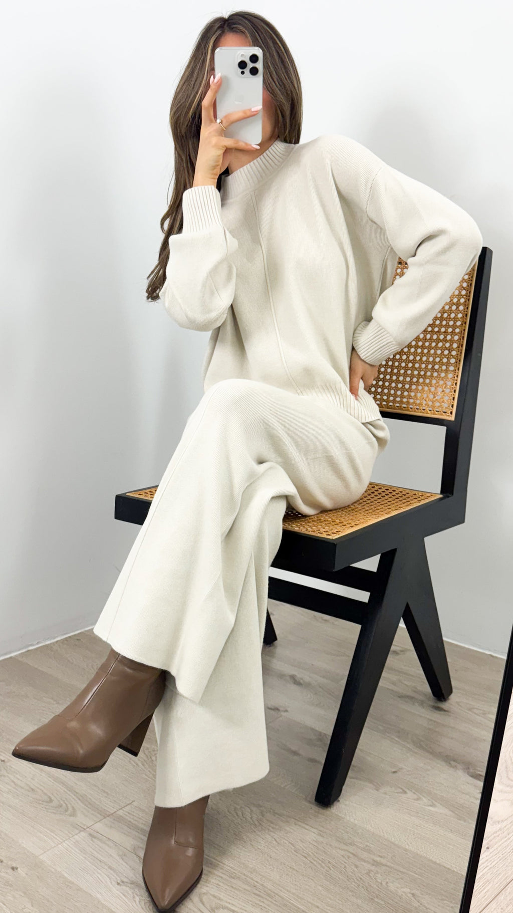 DELTA KNIT PANT - BONE