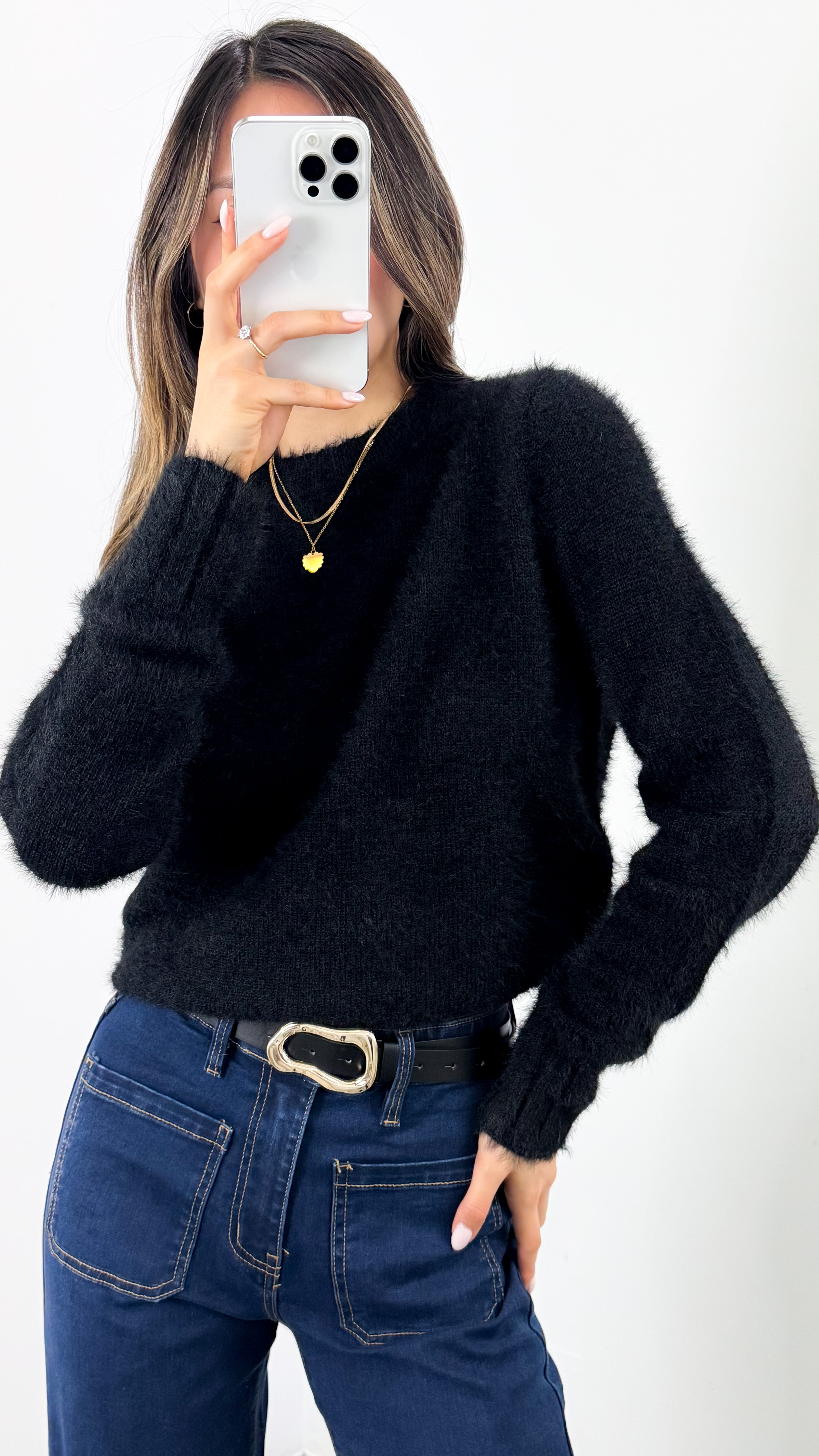 DOMINIQUE KNIT - BLACK