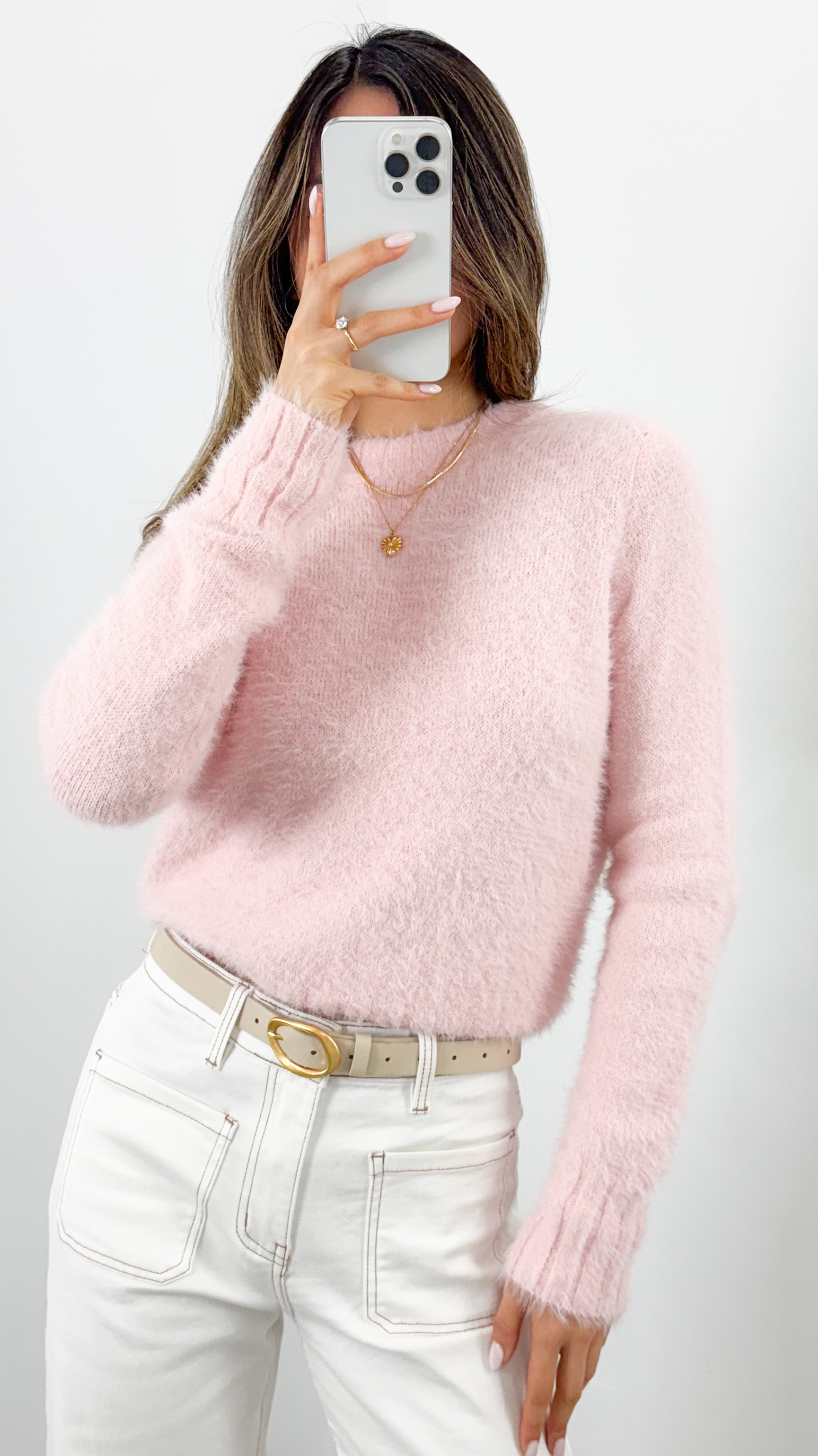 DOMINIQUE KNIT - SOFT PINK