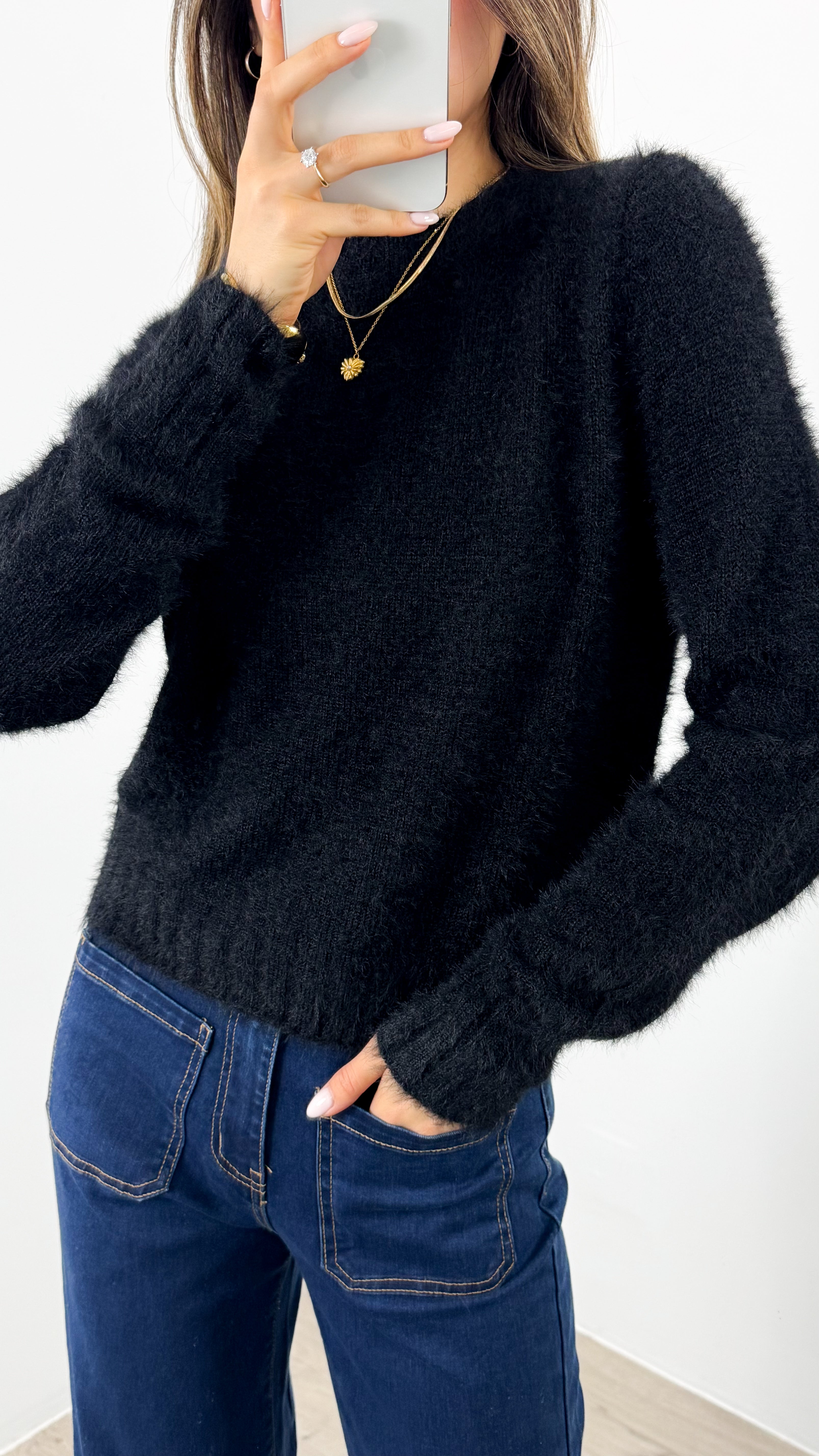 DOMINIQUE KNIT - BLACK