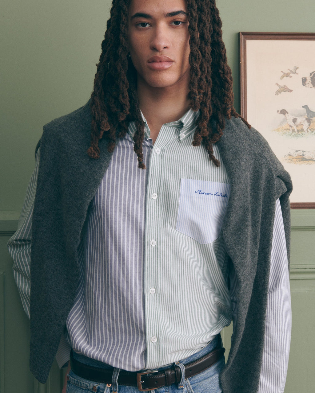 "Brushed Oxford" bonne graine shirt