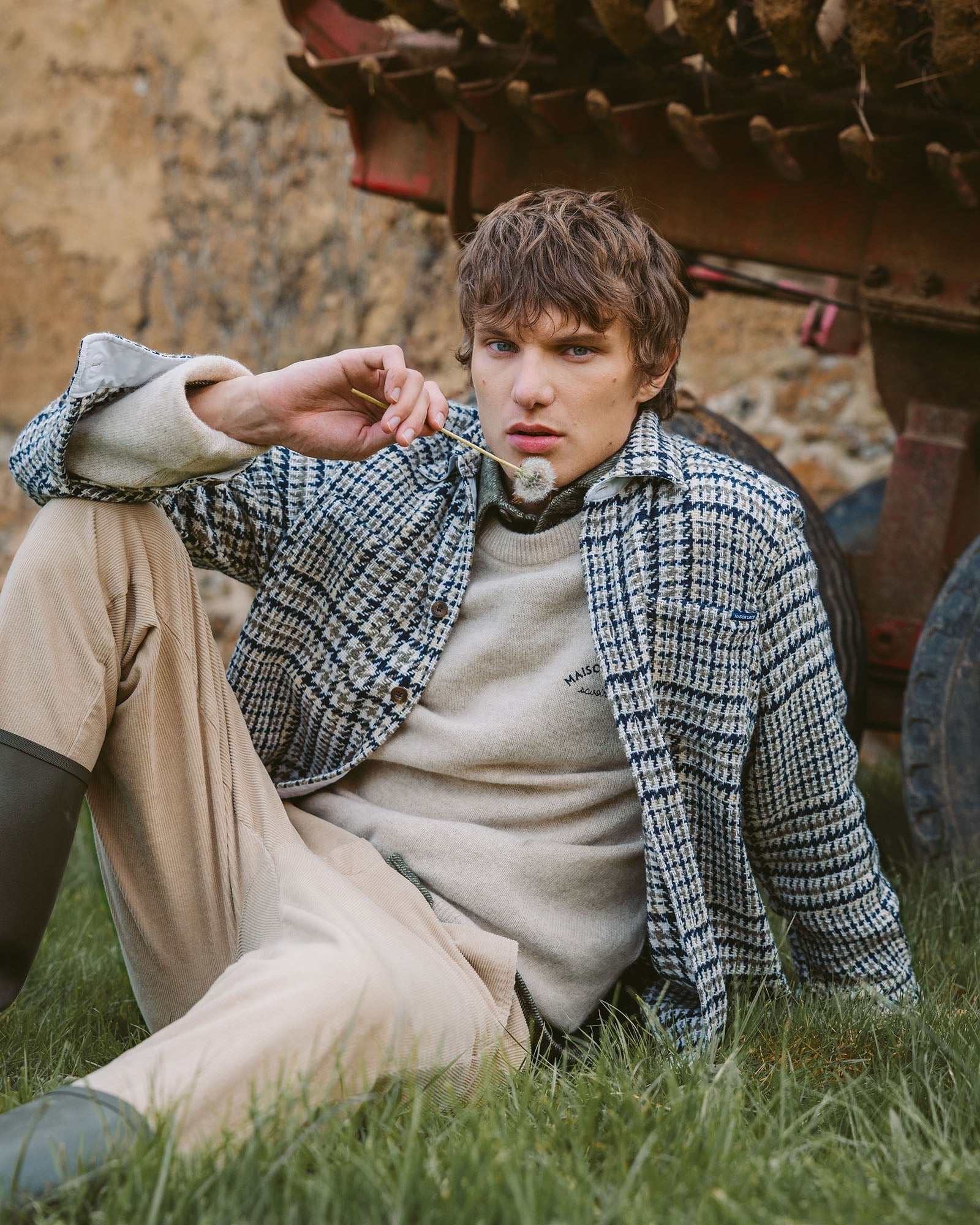 "Wool" monge overshirt