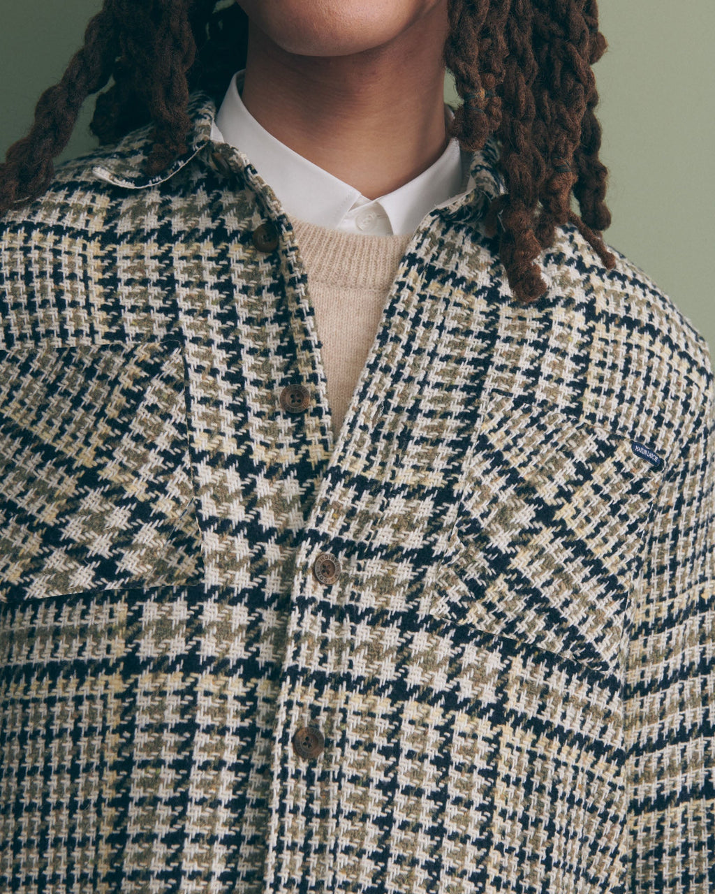 "Wool" monge overshirt