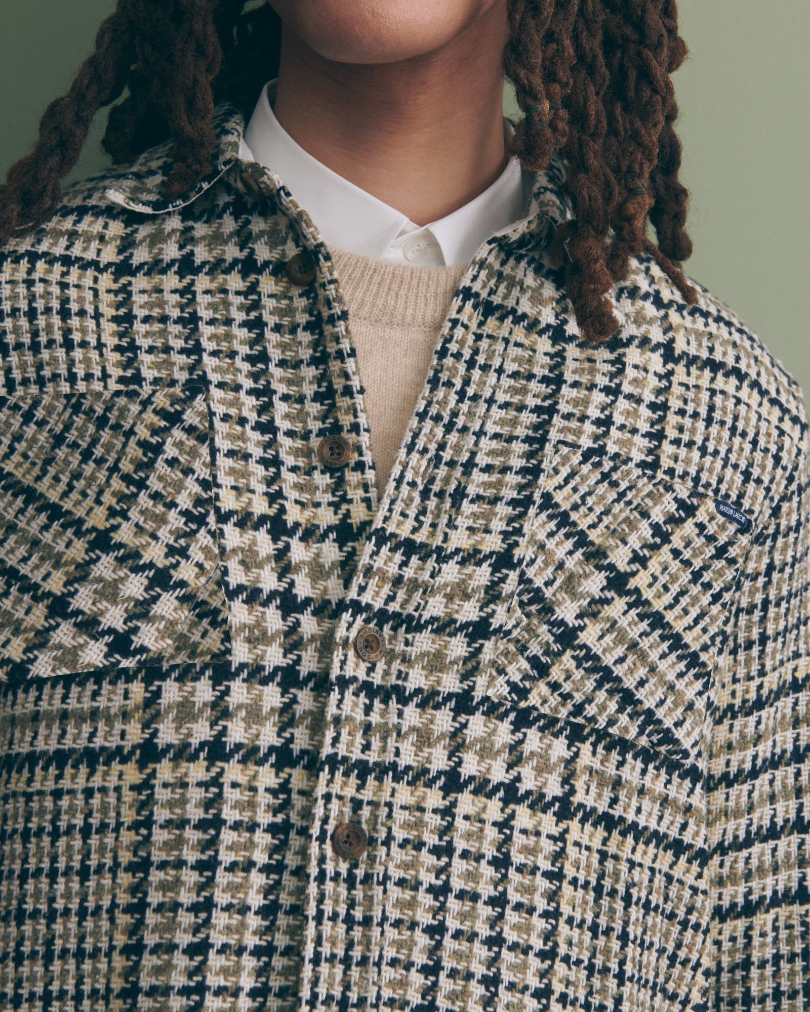"Wool" monge overshirt