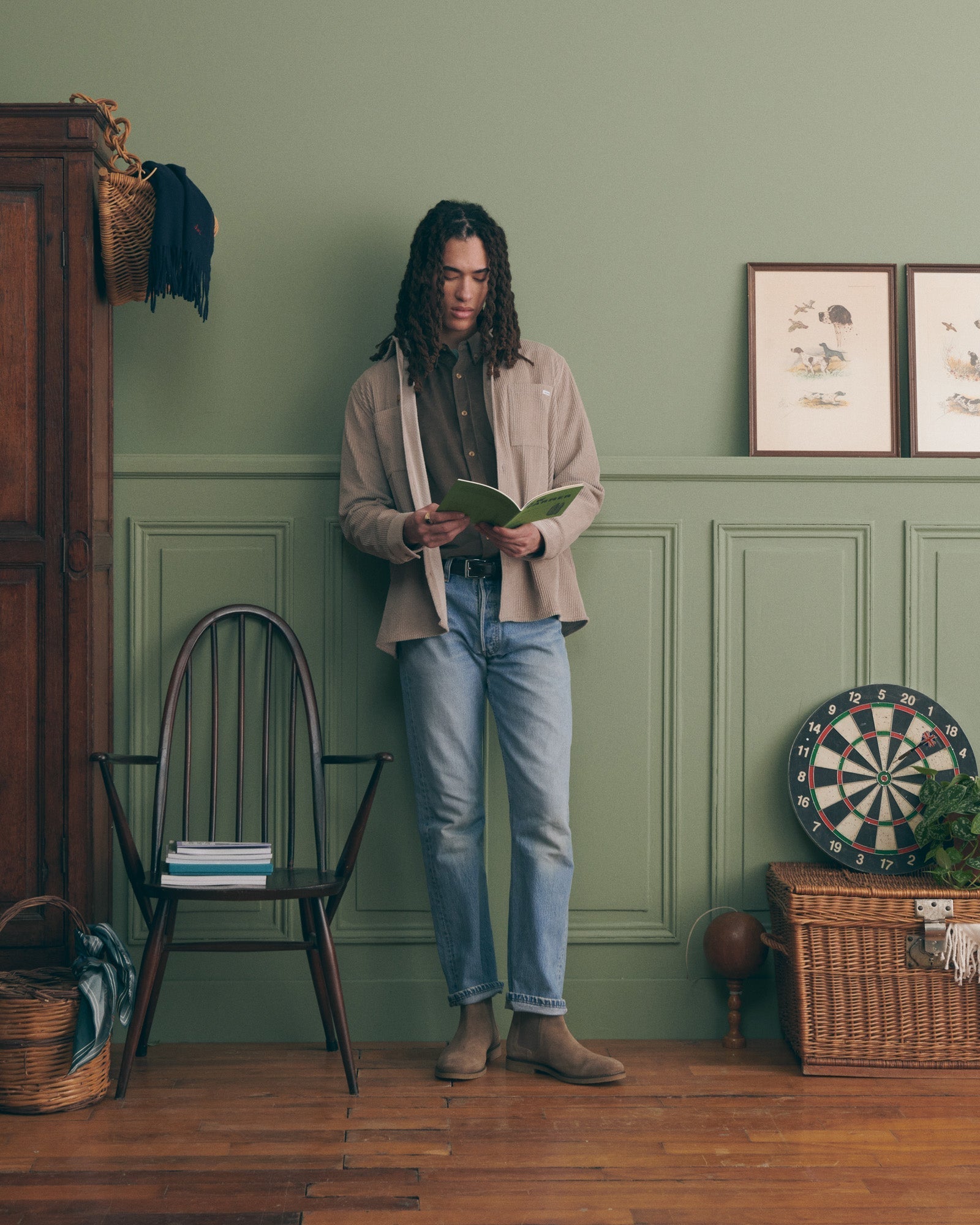 "Velvet" monge overshirt