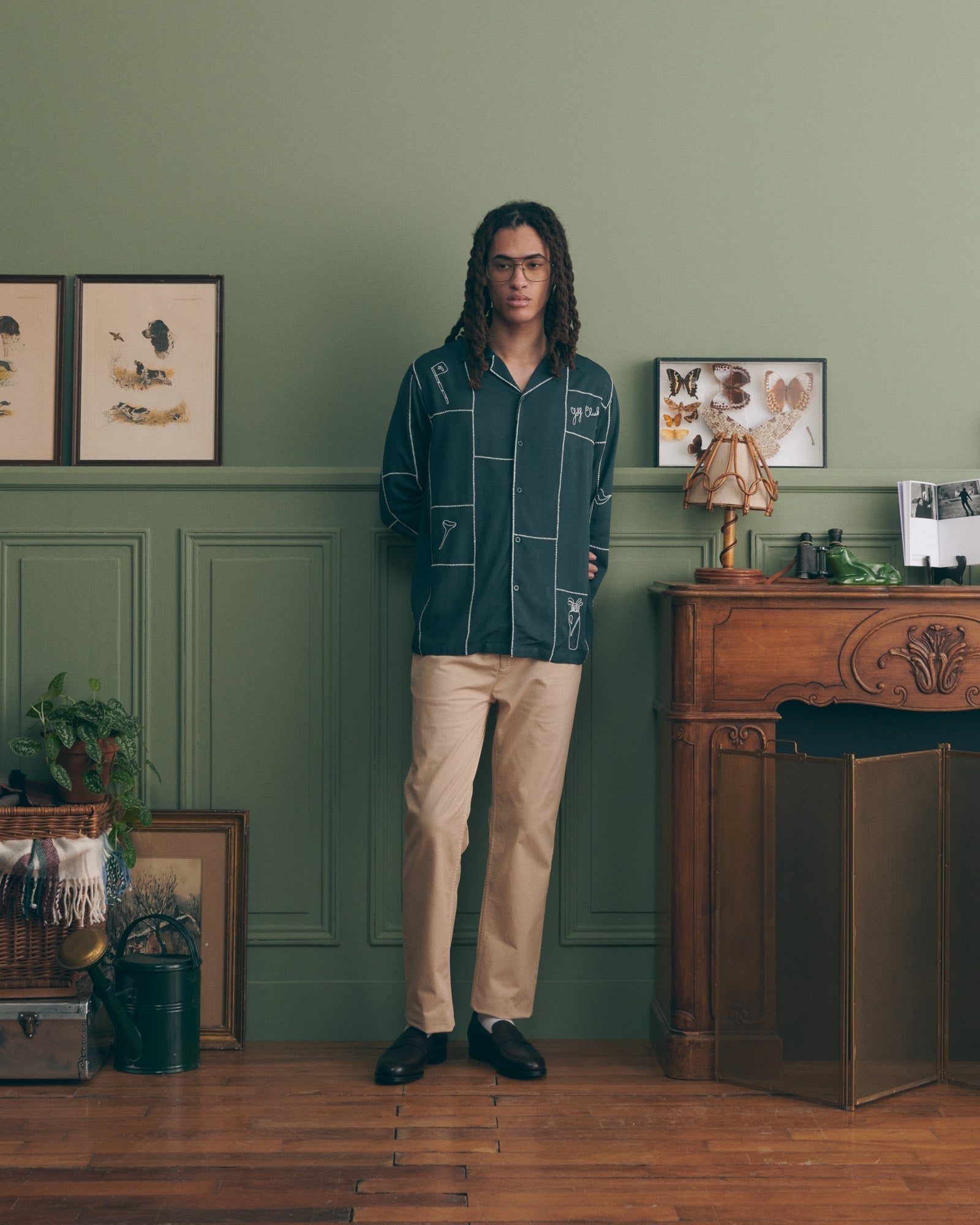 "Golf" riqueti tencel shirt